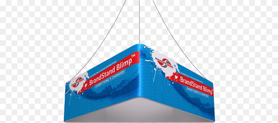 The Brandstand Blimp Trio 8ft X 48in Hanging Banner 12ft X 24in Blimp Trio Hanging Tension Fabric Banners, Bow, Weapon Free Png