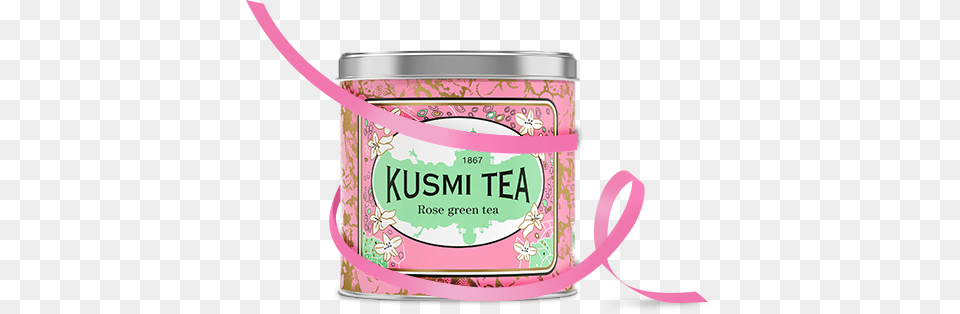 The Breast Cancer Research Foundation Kusmi Rose Green Tea, Tin Free Transparent Png