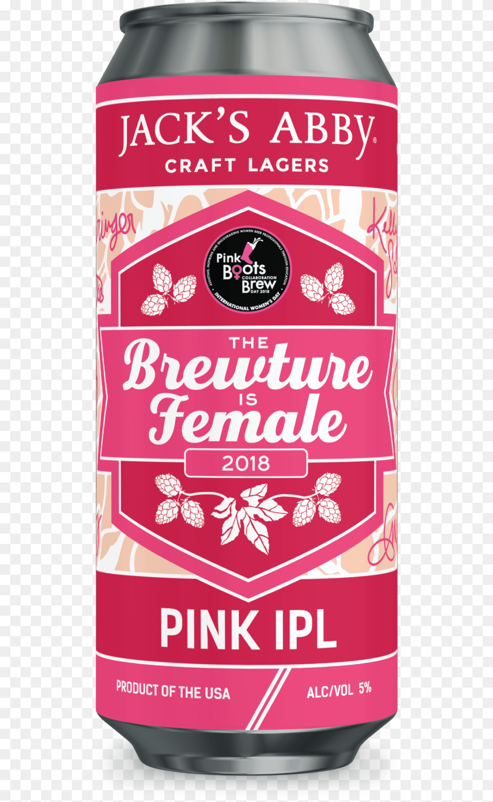 The Brewture Is Female Non Alcoholic Beverage, Can, Tin Png Image