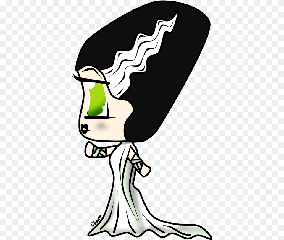 The Bride Of Frankenstein Illustration, Adult, Female, Person, Woman Png Image