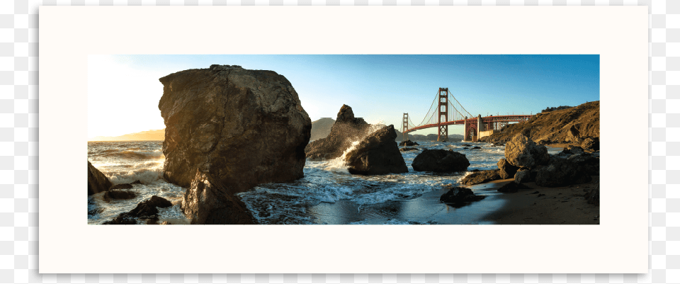 The Bridge Golden Gate Bridge Photographic Art Print Framing, Water, Promontory, Outdoors, Nature Free Png Download