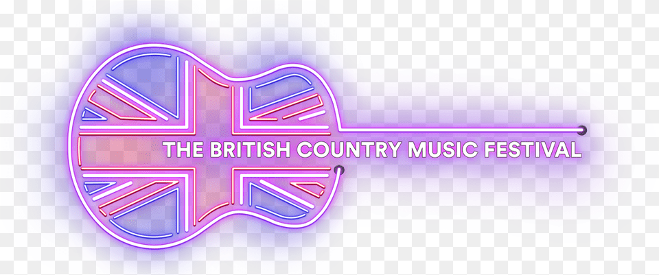 The British Country Music Festival Graphic Design, Light, Purple, Neon Png Image
