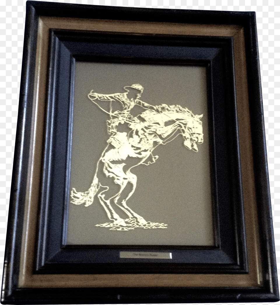 The Bronco Buster University Of Wyoming 1978 Franklin Picture Frame, Photo Frame, Adult, Wedding, Person Free Png Download