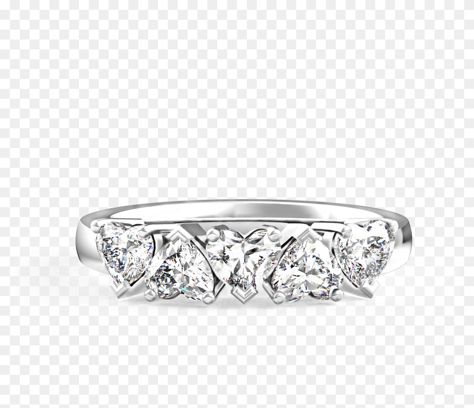 The Browns Heart Eternity Band Diamond, Accessories, Gemstone, Jewelry, Platinum Free Transparent Png