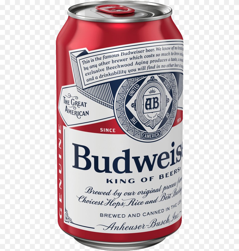 The Budweiser Sweep Budweiser, Alcohol, Beer, Beverage, Can Png Image