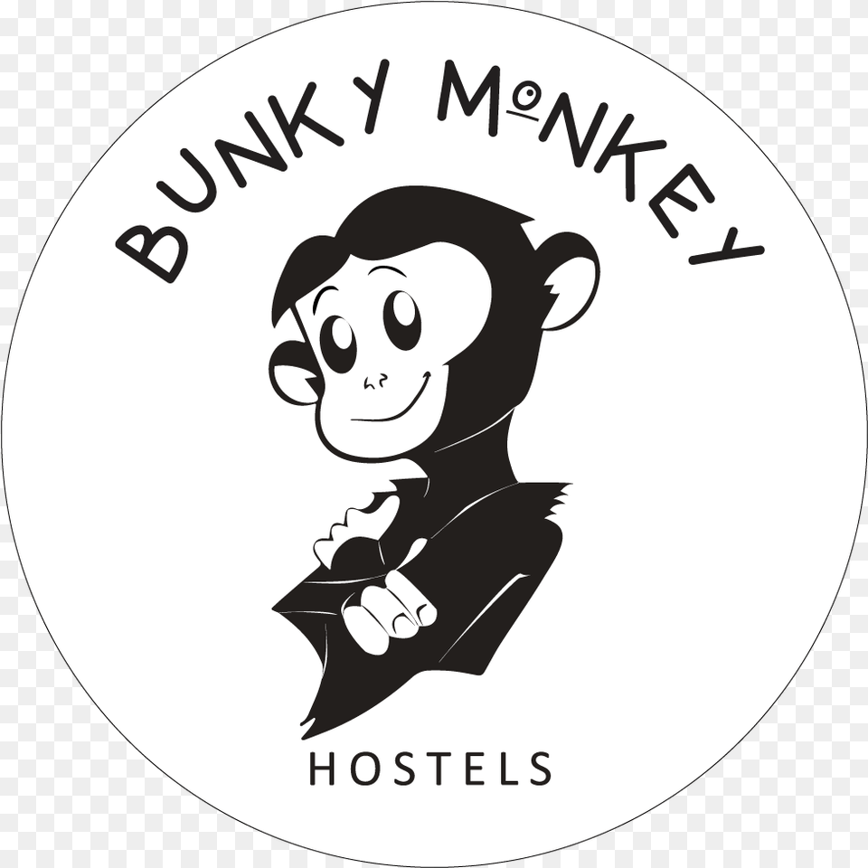 The Bunky Monkey Cartoon, Stencil, Logo, Animal, Bear Png Image