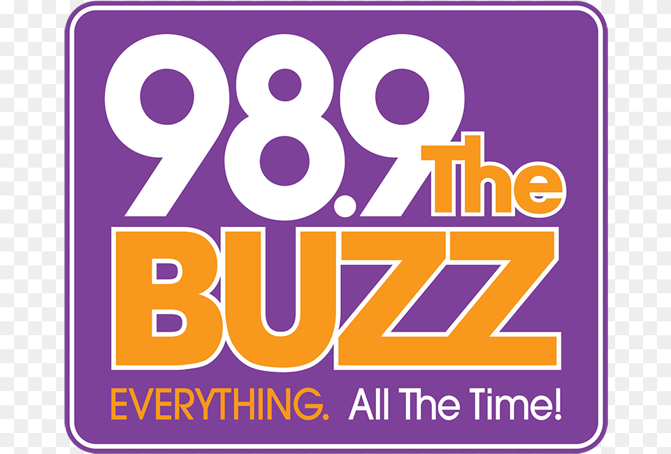 The Buzz Radio 989 The Buzz Rochester, Number, Symbol, Text, License Plate Free Png Download