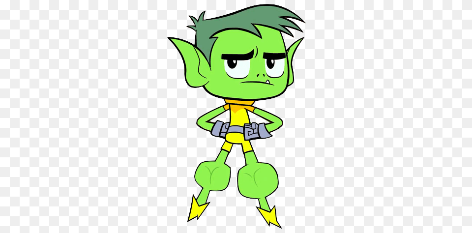 The Calf Beast Boy, Green, Person, Cartoon, Face Free Png