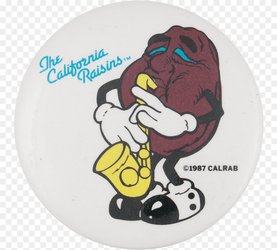 The California Raisins Saxophoneadvertising Button California Raisin Playing Saxophone, Baby, Person Free Transparent Png