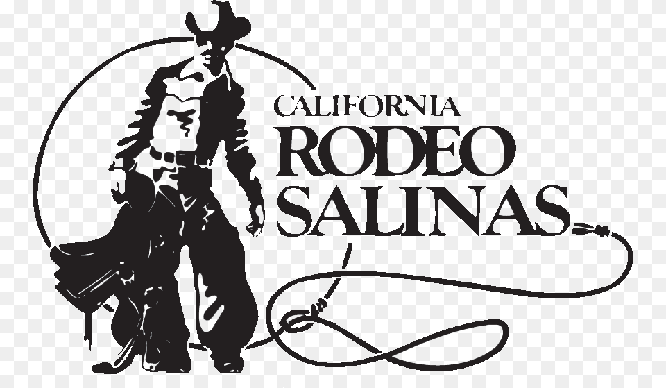 The California Rodeo Salinas Brings The Top Cowboys California Rodeo Salinas Logo, Whip, Person, Book, Publication Png Image