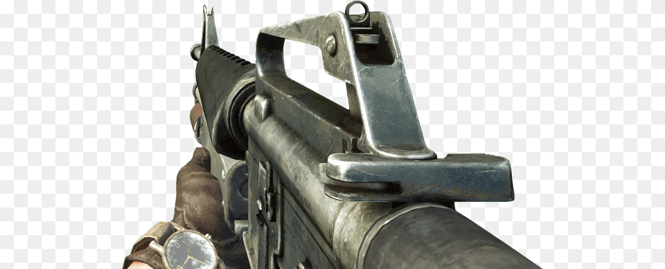 The Call Of Duty Wiki M16 First Person, Firearm, Gun, Rifle, Weapon Png