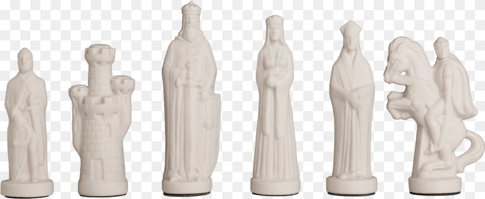 The Camelot Series Luxury Porcelain Chess Set Statue, Person, Adult, Man, Male Free Png
