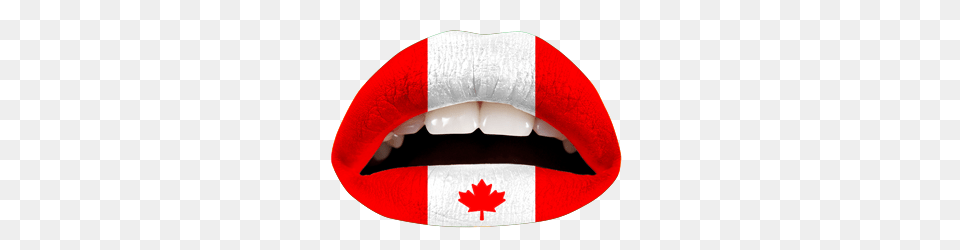 The Canadian Flag Violent Lips, Body Part, Mouth, Person, Teeth Free Png