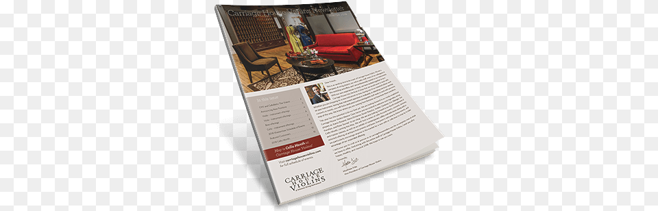 The Carriage House Violins Newletter Winter 2018 Flipbook Chair, Advertisement, Poster, Furniture, Publication Free Transparent Png