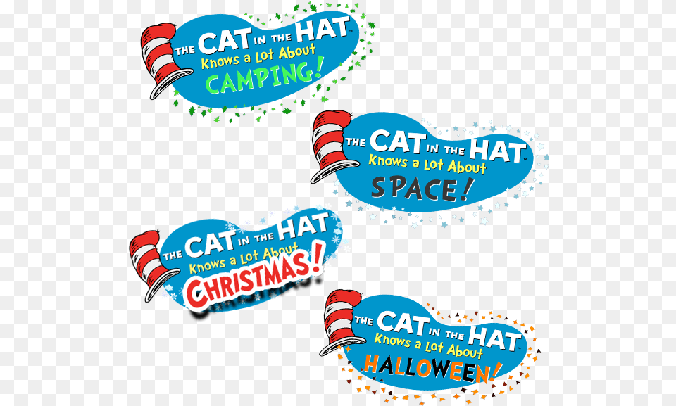 The Cat In The Hat Knows A Lot About Cat In The Hat Camping, Advertisement, Poster Png