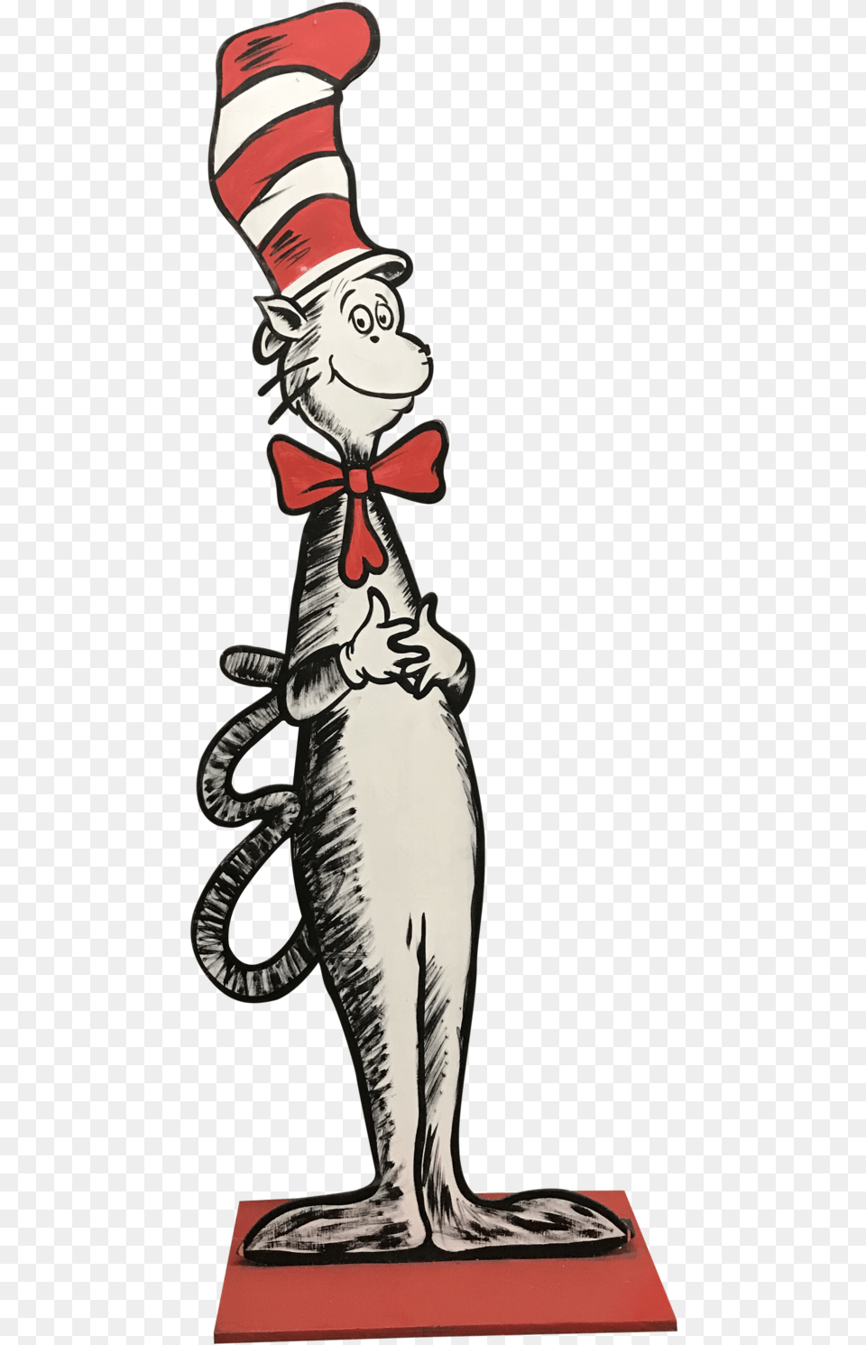 The Cat In The Hat Standee Cat In The Hat Standee, Adult, Female, Person, Woman Free Png Download
