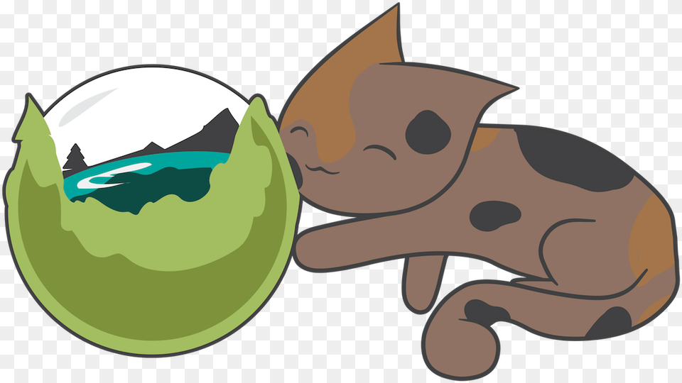 The Catdera Mascot For Caldera Labs Playing With The Cartoon, Baby, Person, Animal, Mammal Free Transparent Png