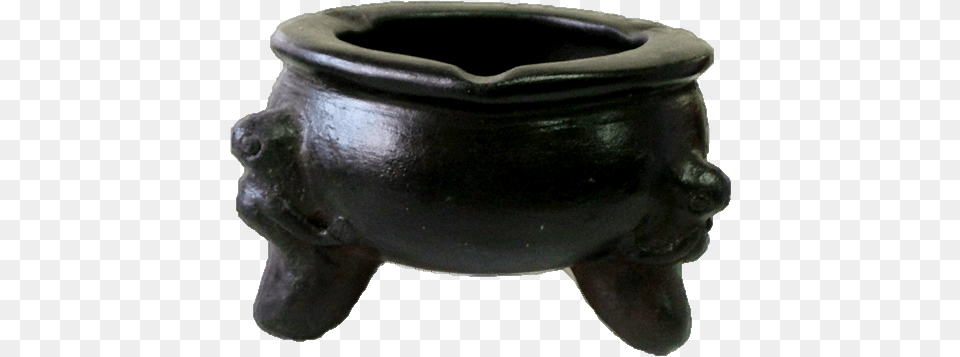 The Cauldron Ashtray Black Earthenware, Pottery, Jar, Cookware, Pot Free Transparent Png