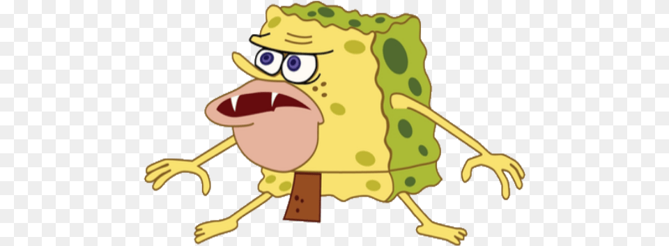 The Caveman Spongebob Meme Gucci Spongebob, Cartoon Free Png