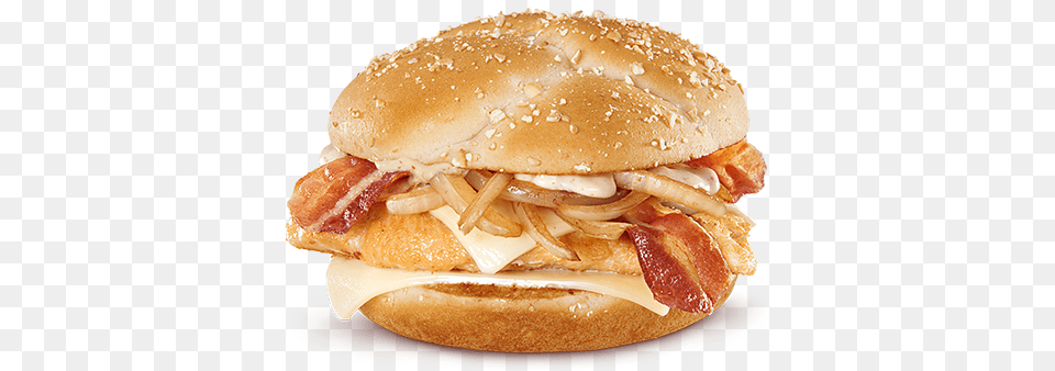 The Cbo Chicken Chicken Onion Bacon, Burger, Food, Meat, Pork Png
