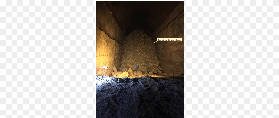 The Ceiling In The Main Tunnel Collapsed Completely 3d Scanning, Crypt, Dungeon, Outdoors, Nature Free Transparent Png