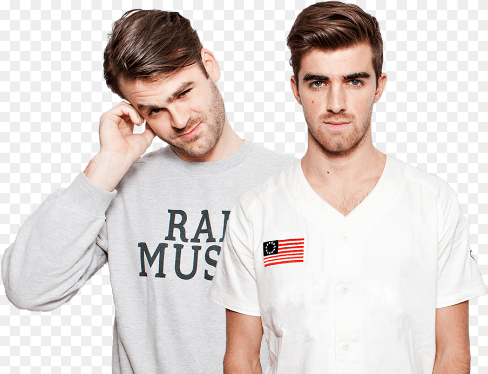 The Chainsmokers Chainsmokers Singer, Adult, Shirt, Person, Man Free Png