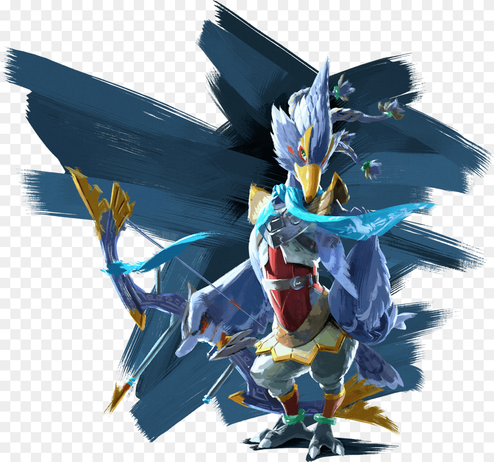 The Champions Zelda Breath Of The Wild Revali, Person, Aircraft, Airplane, Transportation Free Transparent Png