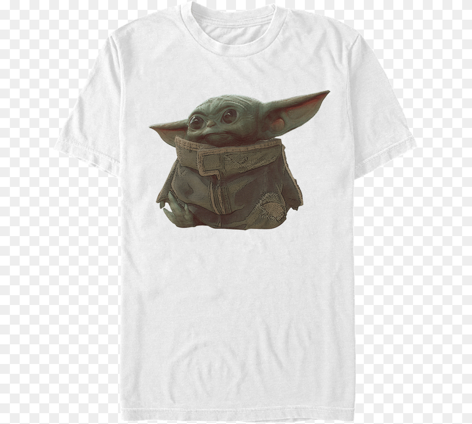 The Child Star Wars The Mandalorian T Shirt Baby Yoda Toy The Mandalorian, T-shirt, Clothing, Person, Man Free Png Download
