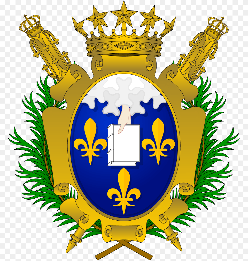 The Church Of Saint Loup De Naud Church Circa Century, Emblem, Symbol, Logo, Badge Free Png