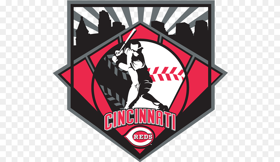 The Cincinnati Reds Cincinnati Reds, People, Person, Logo, Emblem Free Png
