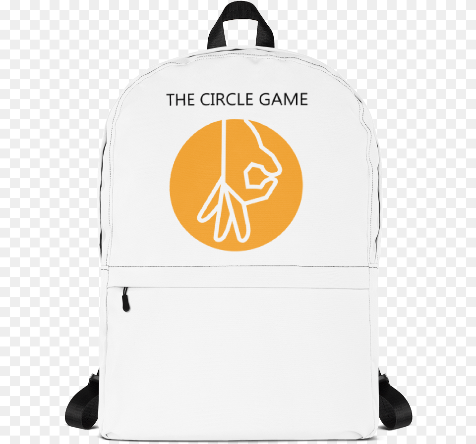 The Circle Game Backpack Mac White Backpacks, Bag, Accessories, Handbag Png
