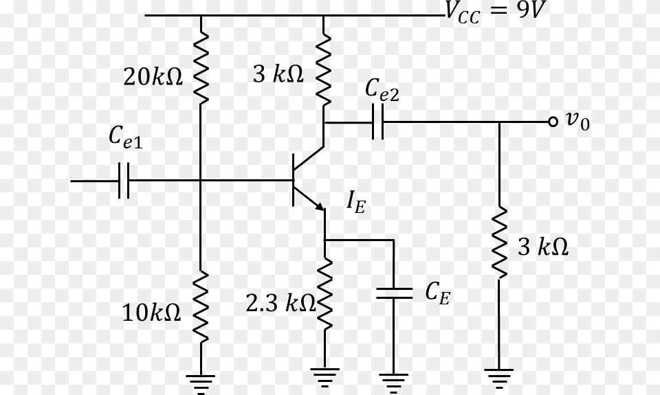 The Circuit Consists Of Transistor Capacitors And, Diagram, Circuit Diagram Free Png Download