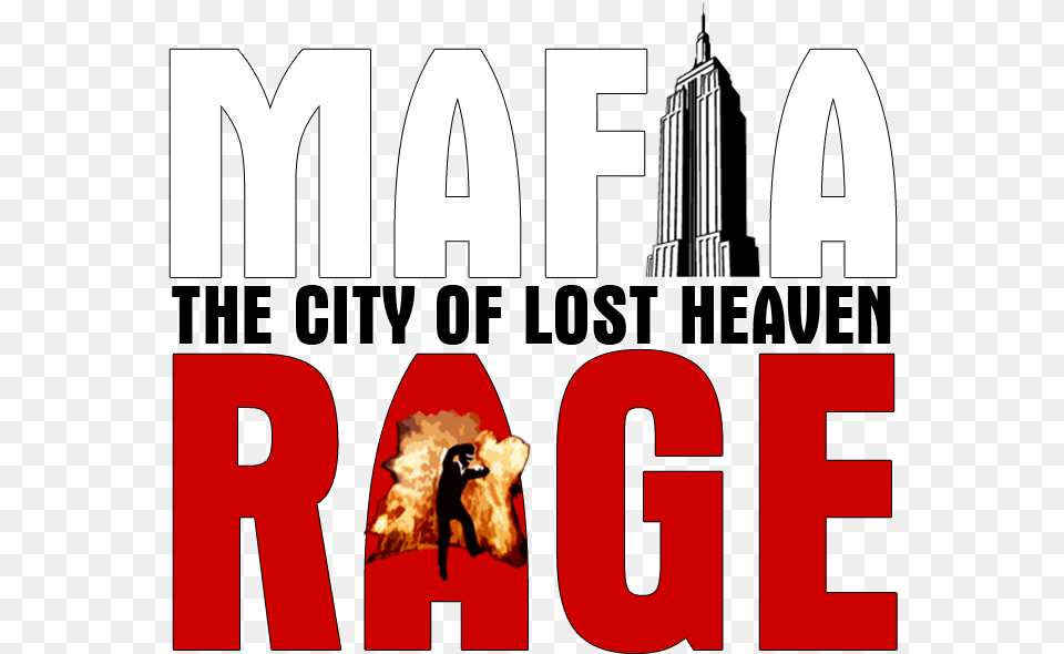 The City Of Lost Heaven Rage Empire State Building Illustration, Publication, Person, Book, Advertisement Png Image