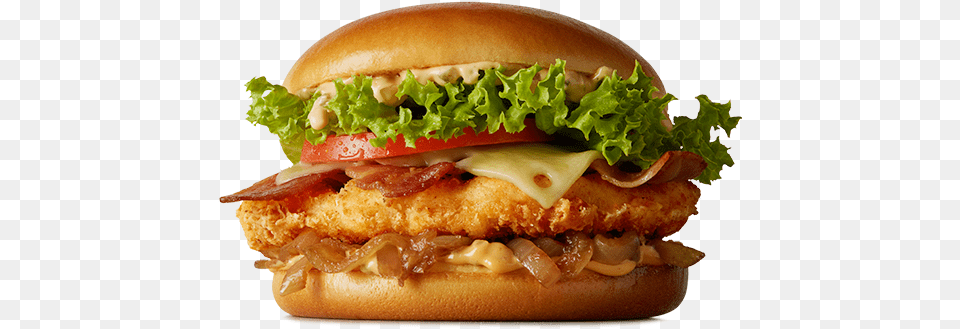 The Clubhouse Chicken Burger Is Back Available With Hamburger, Food Free Transparent Png