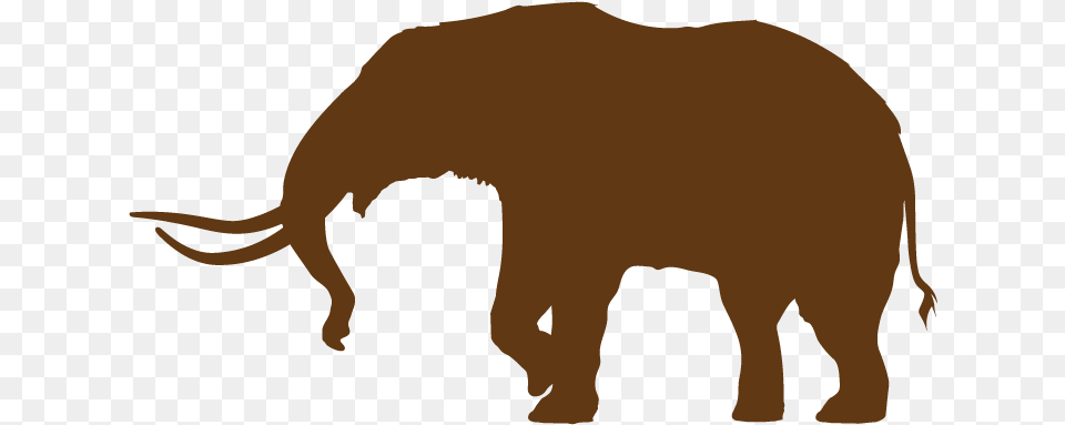 The Cohoes Mastodon Mastodon Silhouette, Animal, Mammal, Wildlife, Person Png