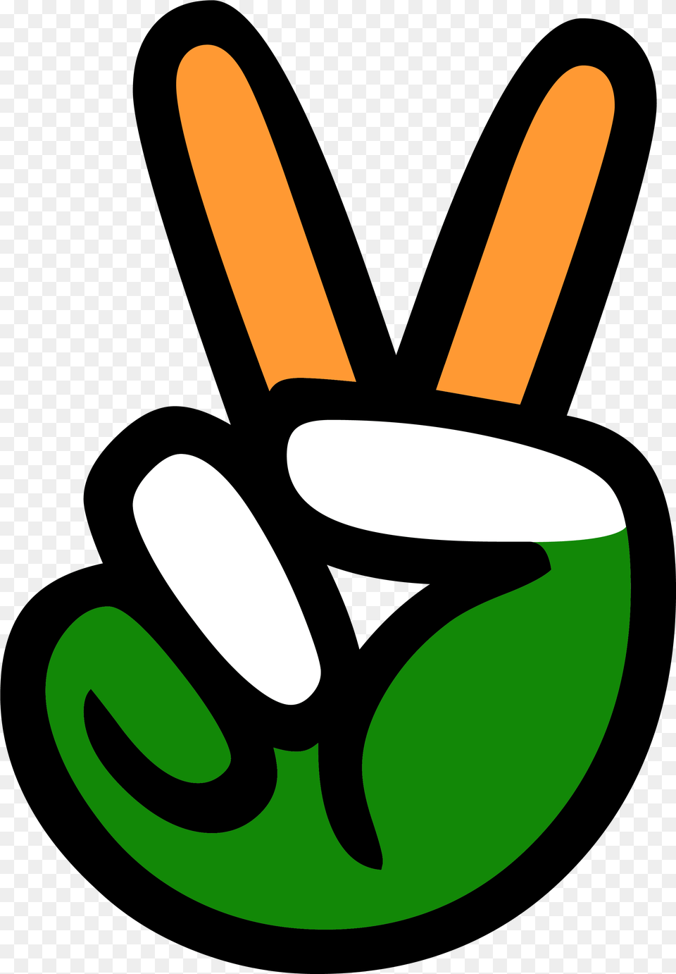 The Collective Finger Peace Sign Transparent, Food, Fruit, Plant, Produce Png
