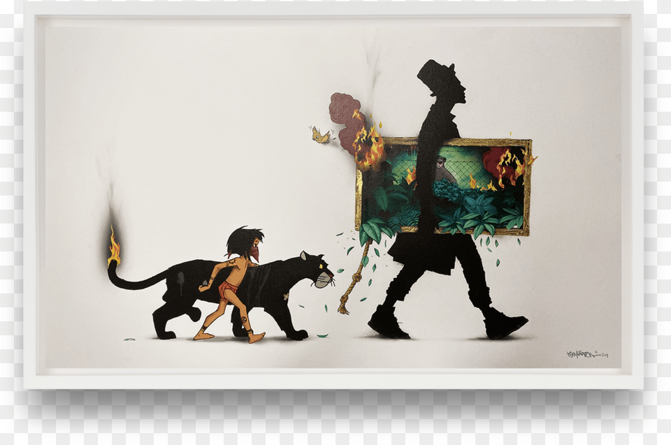 The Collector Xl Jungle Book Kenny Random, Art, Painting, Person, Collage Free Png Download