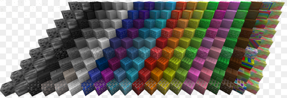 The Colored Blocks Mod Colored Blocks Mod Minecraft, Art, Collage, Accessories, Pattern Free Transparent Png