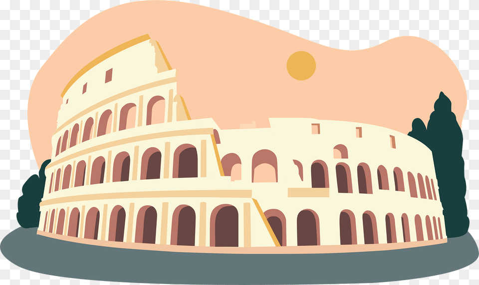 The Colosseum Clipart, Hot Tub, Tub, Outdoors Free Png Download