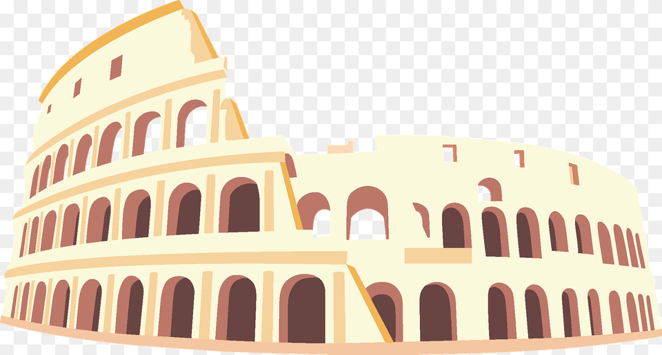 The Colosseum Clipart, Arch, Architecture, Amphitheatre, Arena Png Image