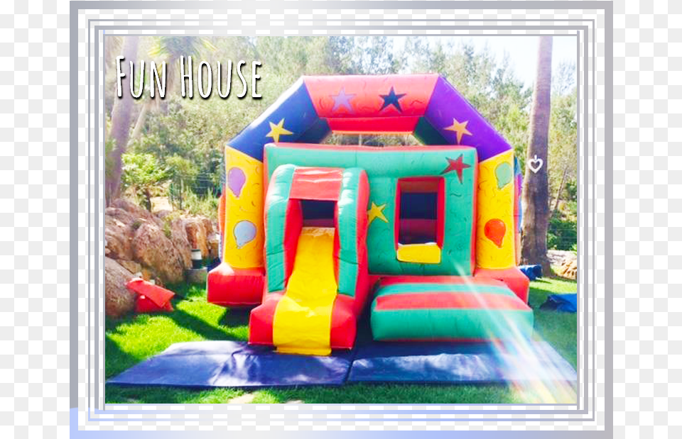 The Colourful Fun House Pool Party Jumping Castle, Play Area, Outdoors, Inflatable, Outdoor Play Area Png