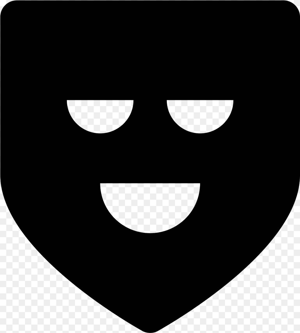 The Comedy Icon Is A Face That Looks Similar To An Smiley, Gray Free Transparent Png