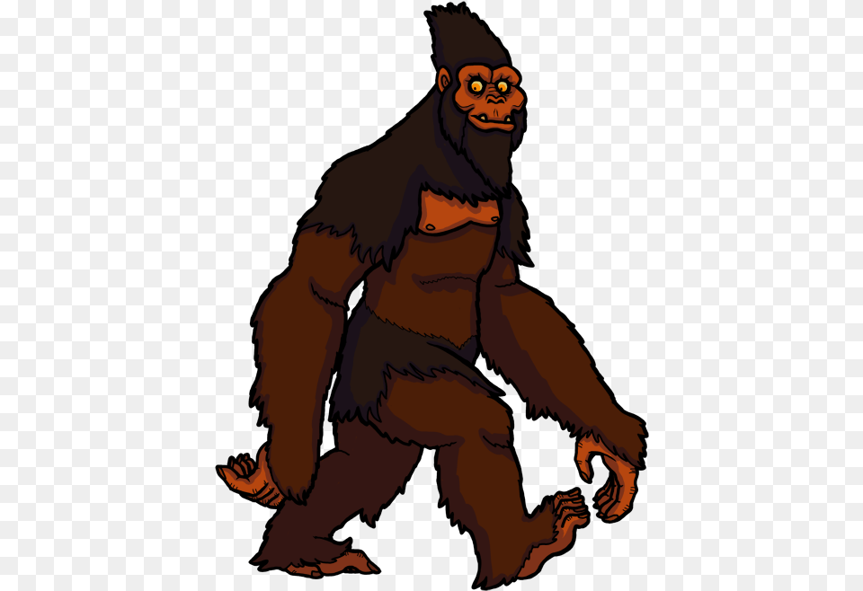The Common Sasquatch Illustration, Adult, Person, Man, Male Free Transparent Png