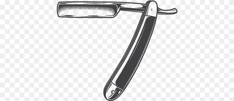 The Company Barbershop Barber Razor Illustration, Blade, Weapon Free Png