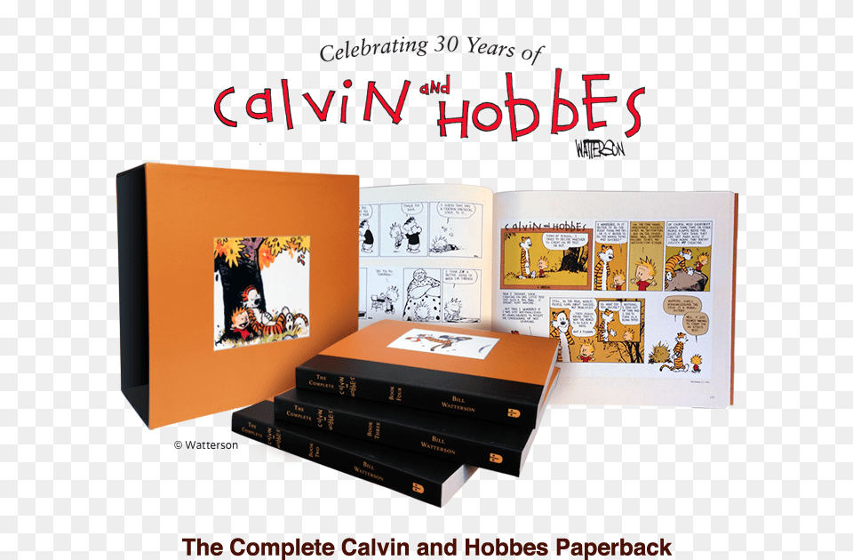 The Complete Calvin And Hobbes Complete Calvin And Hobbes Bill Watterson, Book, Publication, Comics, Advertisement Free Png
