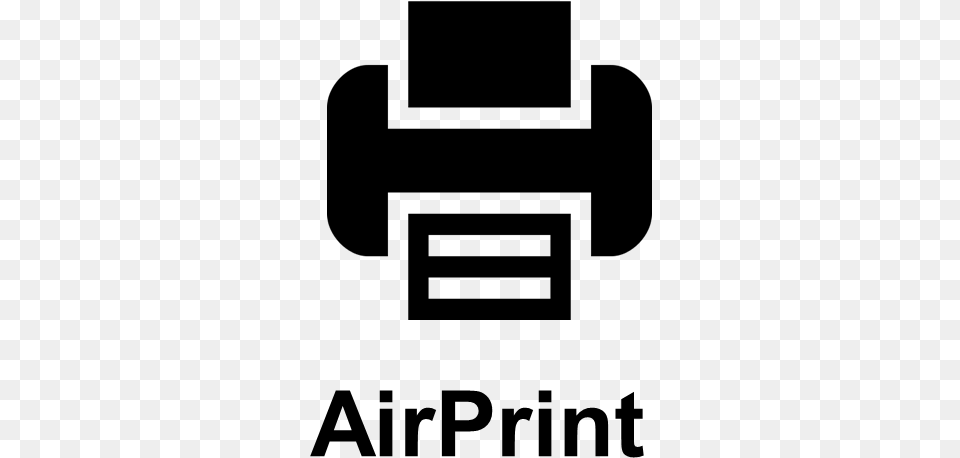 The Complete Guide To Airprint And Airprint Printers Airprint Logo, Gray Free Png