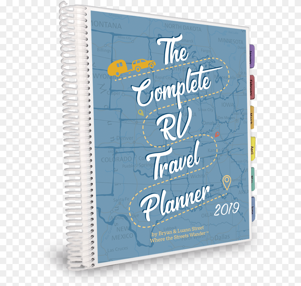 The Complete Rv Travel Planner Recreational Vehicle, Diary, White Board, Page, Text Free Png