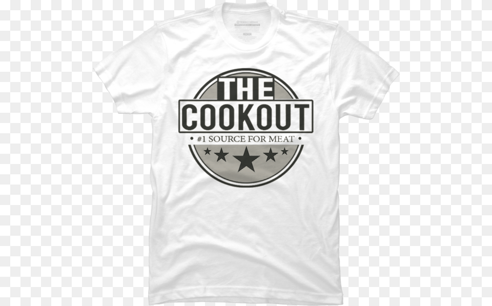 The Cookout T Shirt By Brobq Design Humans Whistle Stop At The American Cafe, Clothing, T-shirt Free Transparent Png