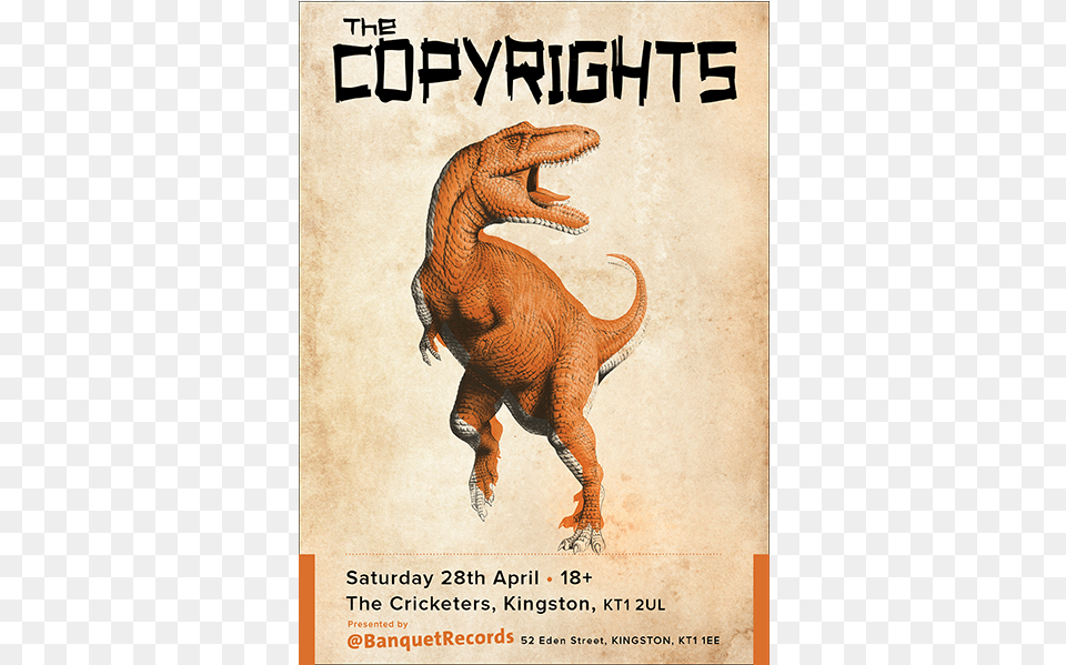 The Copyrights Revolution Summer Copyrights Mutiny Pop Vinyl Record, Advertisement, Poster, Animal, Dinosaur Png Image