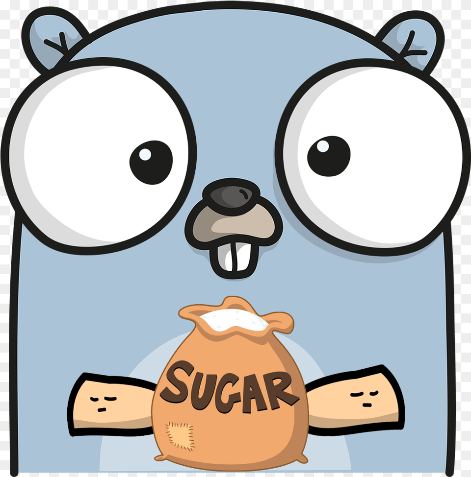 The Cost Of Syntactic Sugar In Go Golang Gopher, Bag Free Png Download
